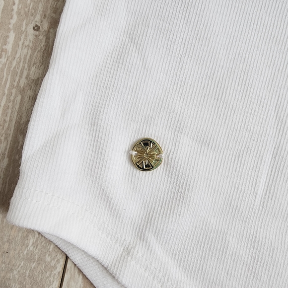 LILLY PULITZER π¦ Luxletic Resort White Baldwin Top - NWOT Size Large - Picture 4 of 7